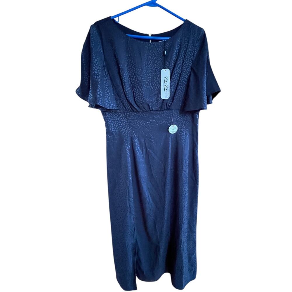 Chi Chi London Navy Dress